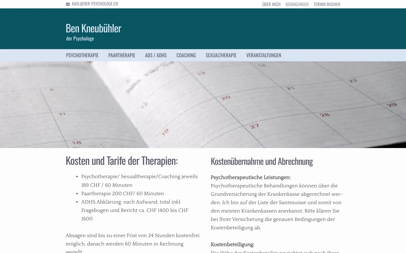 Kosten offen ausgewiesen