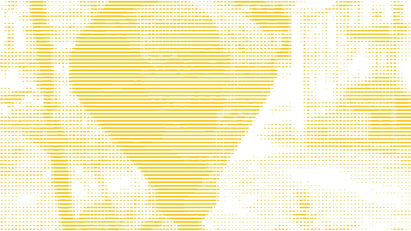 Gerastertes Beitragsbild aus balken-Zeichen in gelb