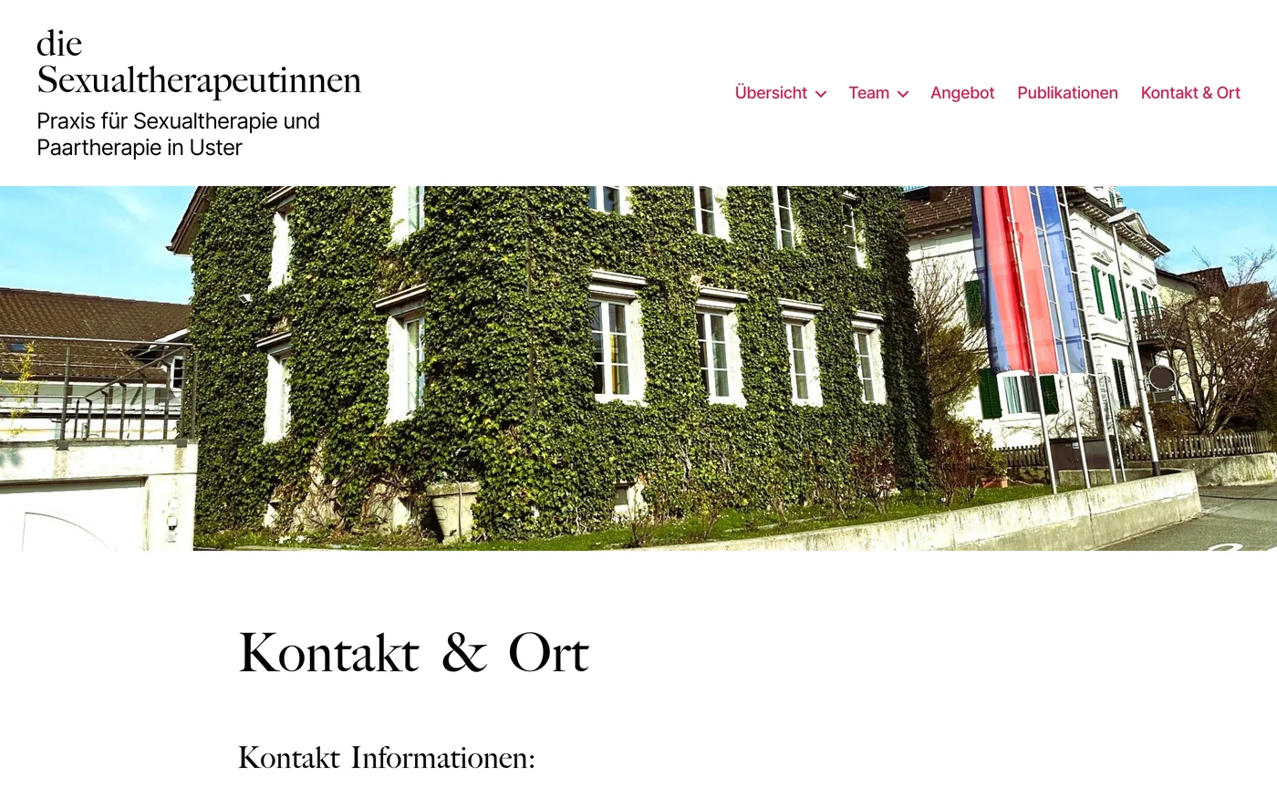 Kontakt und Ort in Uster