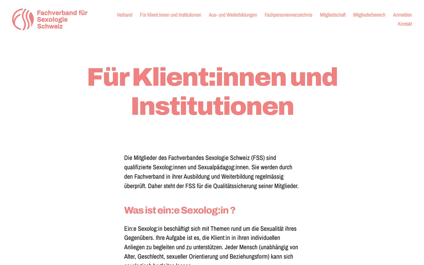 Einstieg für Ratsuchende