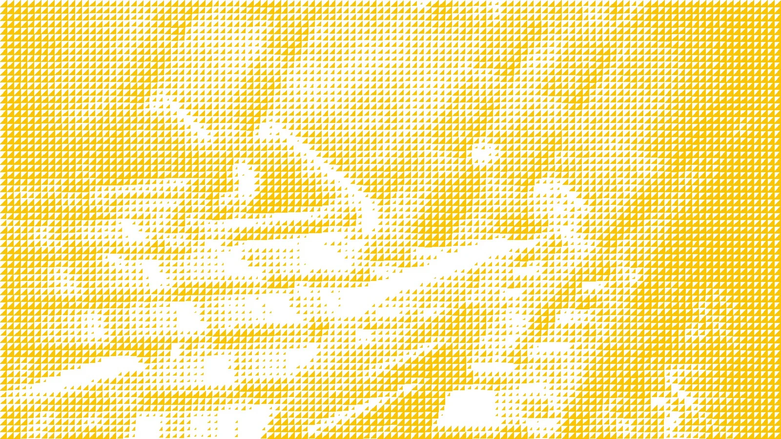 Gerastertes Beitragsbild aus dreieck-Zeichen in gelb